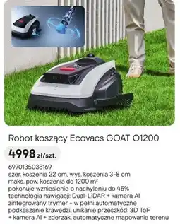 Castorama Robot koszący Ecovacs GOAT O1200 oferta