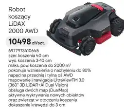 Castorama Robot koszący LiDAX 2000 AWD oferta
