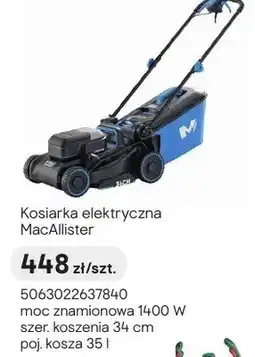 Castorama Kosiarka elektryczna MacAllister oferta