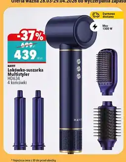 Biedronka Lokówko-suszarka Multistyler HD634 4 końcówki oferta