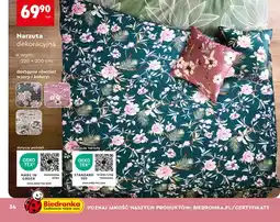 Biedronka Komplet pościeli z mikrowłókna satynowego 220x200 cm oferta