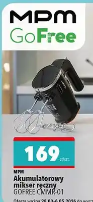 Biedronka Akumulatorowy mikser ręczny GOFREE CMMR-01 oferta