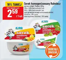 Polomarket Serek homogenizowany Rolmlecz Mlekpol oferta