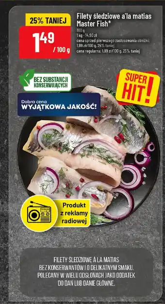 Polomarket Filety śledziowe a'la matias Master Fish oferta