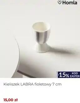 Homla Kieliszek LABRA fioletowy 7 cm oferta