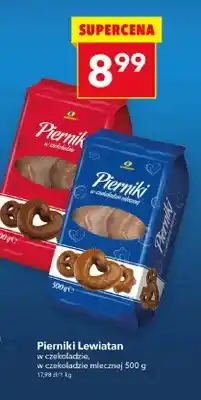 Lewiatan Pierniki w czekoladzie, w czekoladzie mlecznej oferta