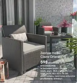 Castorama Zestaw mebli Claire Orlando oferta