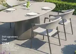 Castorama Stół ogrodowy Oval oferta