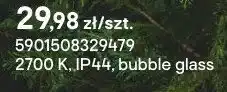 Castorama Żarówka bubble glass 2700 K, IP44 oferta