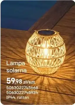 Castorama Lampa solarna Rattan oferta