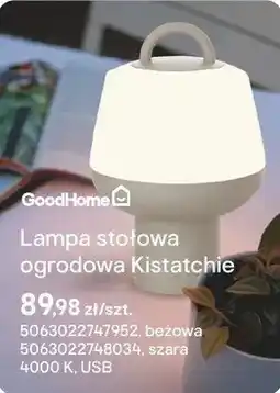 Castorama Lampa stołowa ogrodowa Kistatche oferta