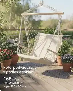 Castorama Fotel podwieszany z podłokietnikami oferta