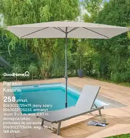 Castorama Parasol Kasane jasny szary oferta