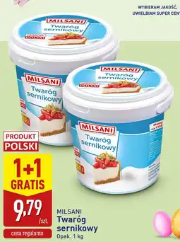 ALDI MILSANI Twaróg sernikowy oferta