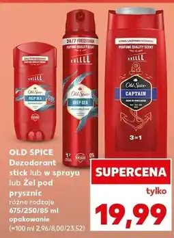 Kaufland Dezodorant stick lub w sprayu lub Żel pod prysznic różne rodzaje 9/50ml opakowanie oferta