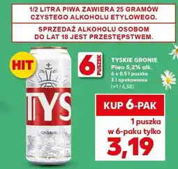 Kaufland Piwo 5,2% alk. 6x0,5l puszka opakowanie oferta