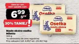 Netto Masło ekstra osełka Miletto oferta
