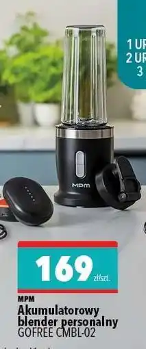 Biedronka MPM Akumulatorowy blender personalny GOFREE CMBL-02 oferta