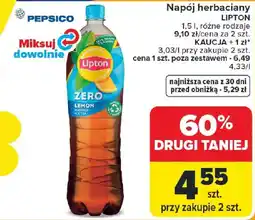 Carrefour Napój herbaciany LIPTON oferta
