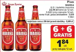 Carrefour Piwo WARKA oferta