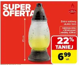 Carrefour Znicz szklany JAJKO 166K oferta