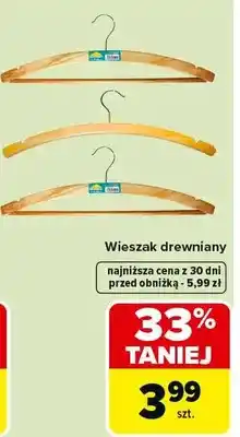 Carrefour Wieszak drewniany oferta