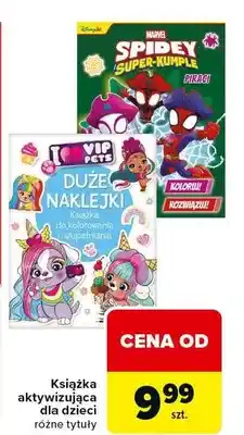 Carrefour Książka aktywizująca dla dzieci różne tytuły oferta