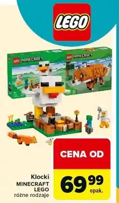 Carrefour Klocki Minecraft Lego różne rodzaje oferta