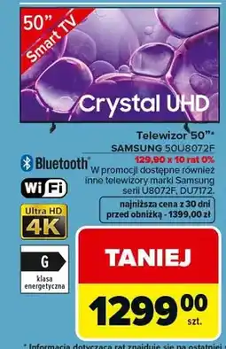 Carrefour Telewizor Samsung 50UB072F 50 oferta