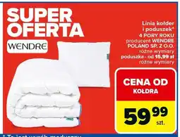Carrefour Kołdra i poduszek 4 PORY ROKU różne wymiary poduszka - od 15,99 zł różne wymiary oferta