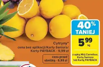 Carrefour Cytryny oferta