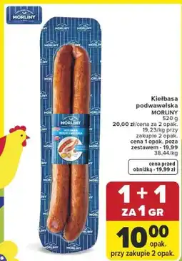 Carrefour Kiełbasa podwawelska oferta