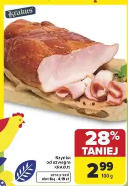 Carrefour Szynka od szwagra oferta