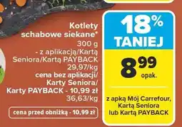 Carrefour Kotlety schabowe siekane oferta