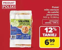 Carrefour Polski miks warzyw do sałatki jarzynowej oferta