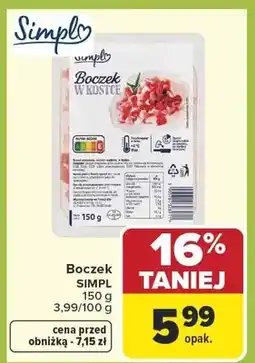 Carrefour Boczek w kostce oferta