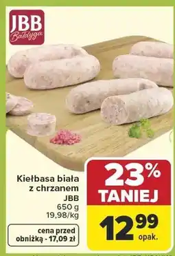 Carrefour Kiełbasa biała z chrzanem oferta