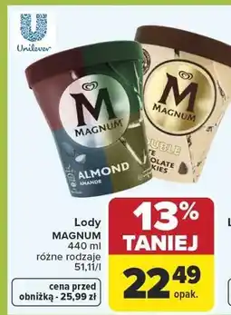 Carrefour Lody Almond różne rodzaje oferta