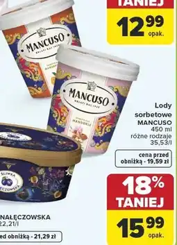 Carrefour Lody sorbetowe oferta