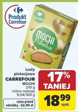 Carrefour Lody pistacjowe mochi oferta