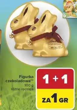 Carrefour Figurka czekoladowa Gold Bunny oferta