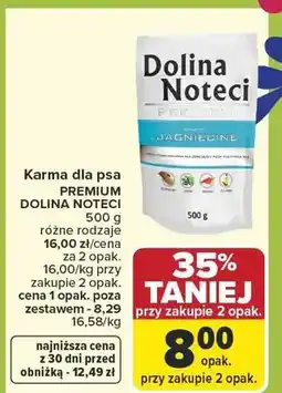 Carrefour Karma dla psa jagnięcina oferta