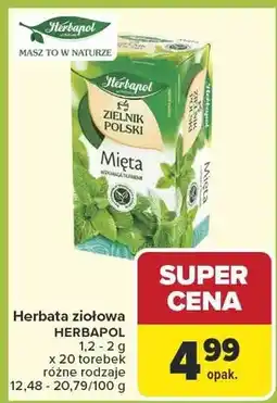 Carrefour Herbata ziołowa mięta oferta