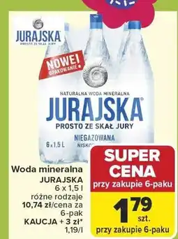 Carrefour Woda mineralna niegazowana oferta