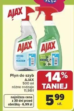 Carrefour Płyn do szyb Crystal różne rodzaje oferta