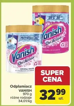 Carrefour Odplamiacz Oxi Action Crystal White oferta