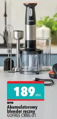 Biedronka Akumulatorowy blender ręczny GOFREE CMBL-01 oferta