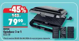 Biedronka Opiekacz 3 w 1 850 W oferta