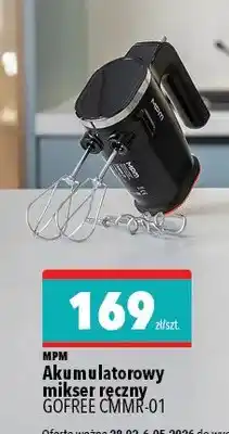 Biedronka Mikser ręczny akumulatorowy GOFREE CMMR-01 oferta