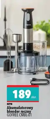 Biedronka Blender ręczny akumulatorowy GOFREE CMBL-01 oferta